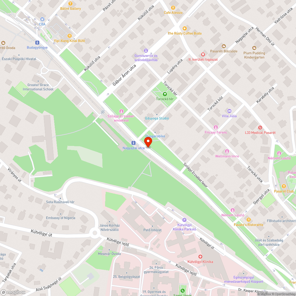 Büdös villamosmegálló bejelentés helye