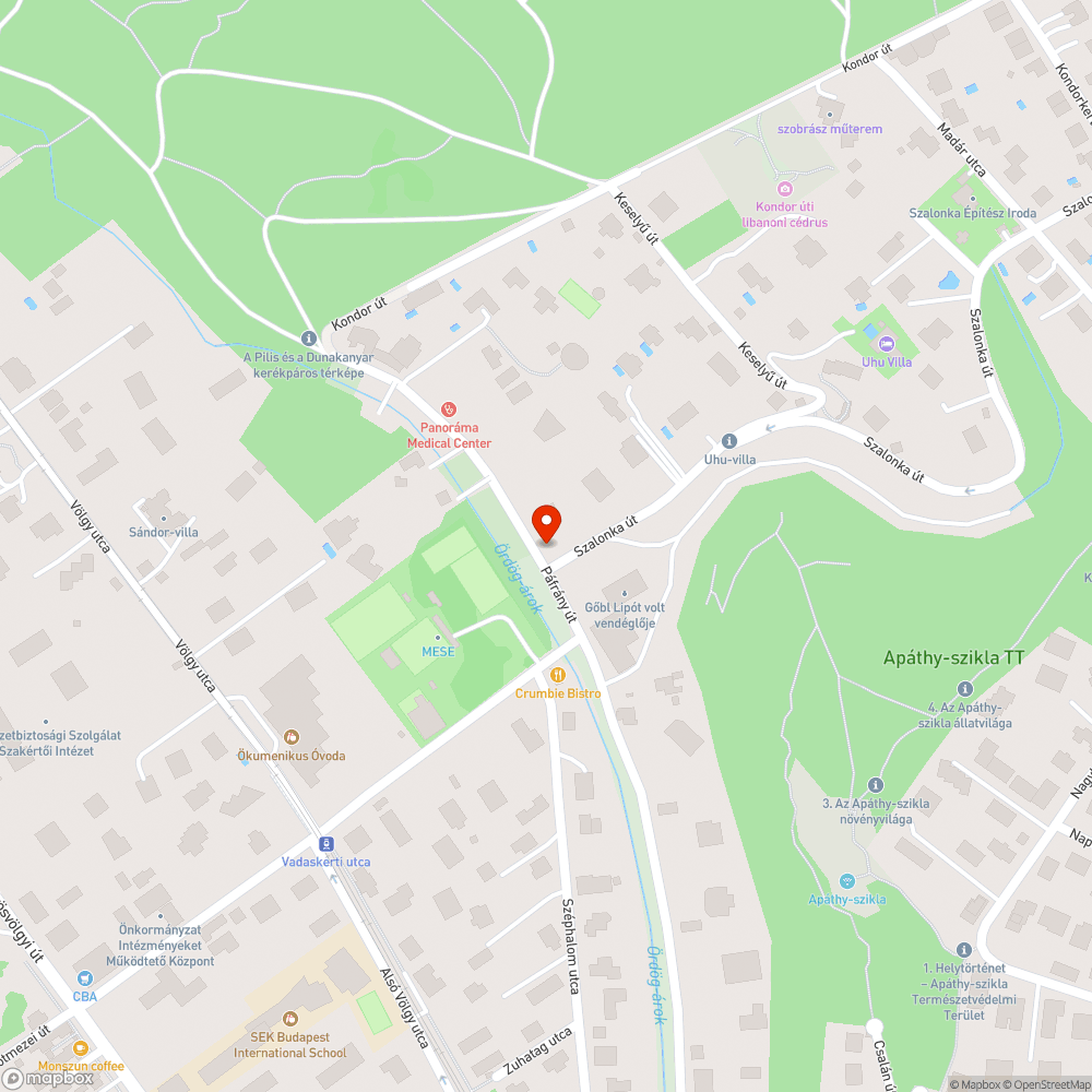 Vihar utáni sár bejelentés helye