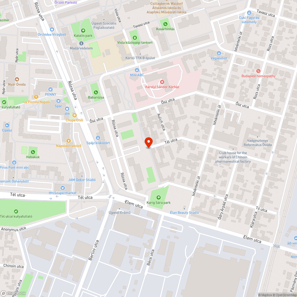 Elhagyott zöld hulladék bejelentés helye