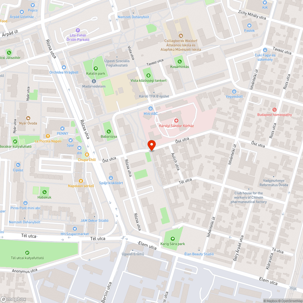 Otthagyott terelőbólya bejelentés helye