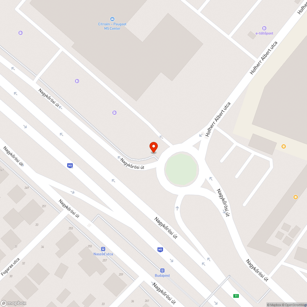 Lehetetlenül végződő kerékpárút bejelentés helye