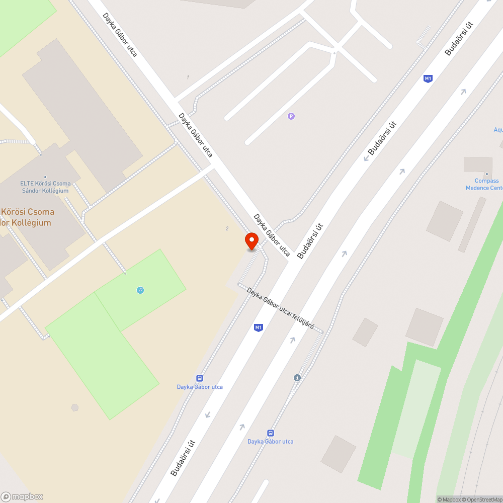 Budaörsi út - Dayka Gábor utca telefonfülke bejelentés helye