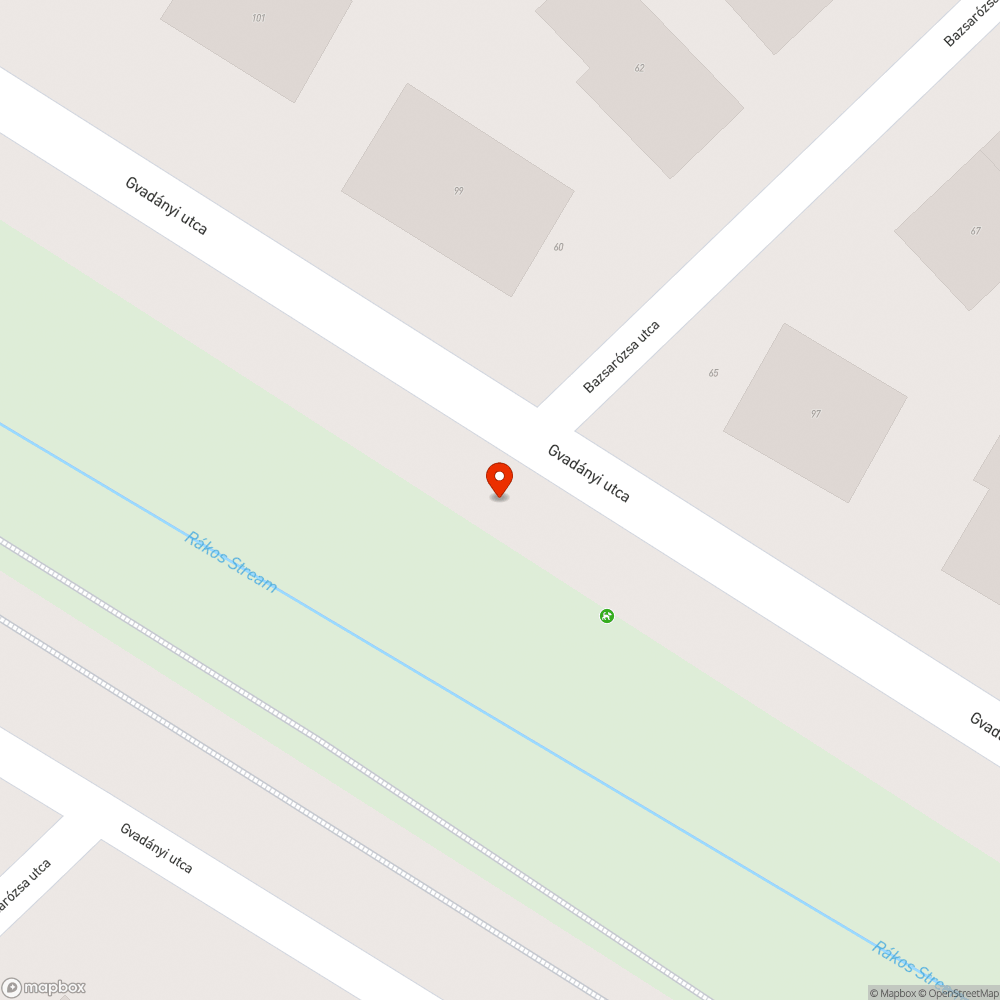 Kiszáradt fa bejelentés helye