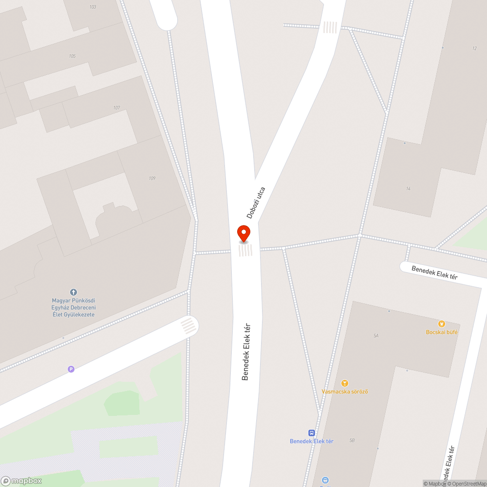 Nem működő gyalogos jelzőlámpa kijelző bejelentés helye