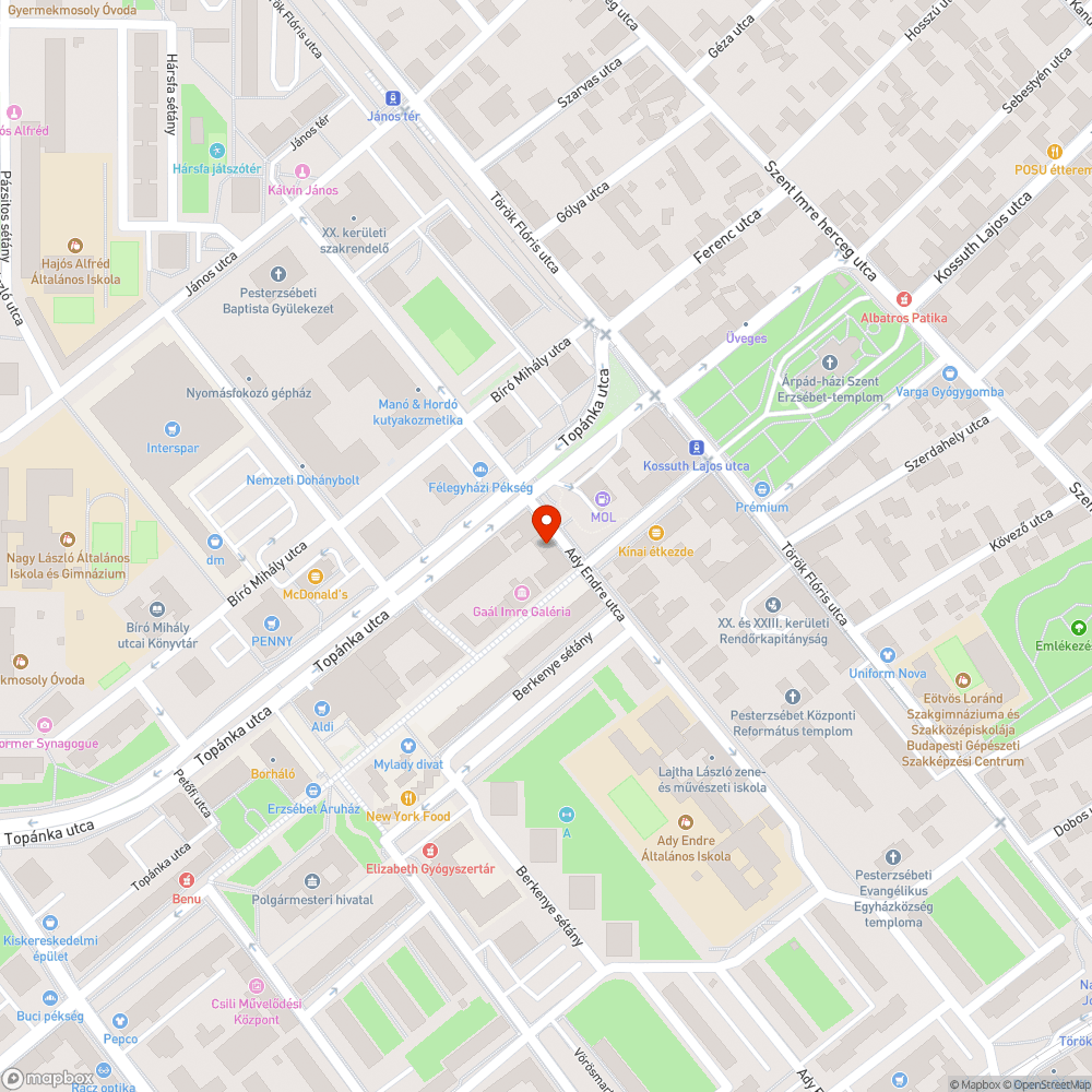 Hiányzó parkolás gátló oszlopok bejelentés helye