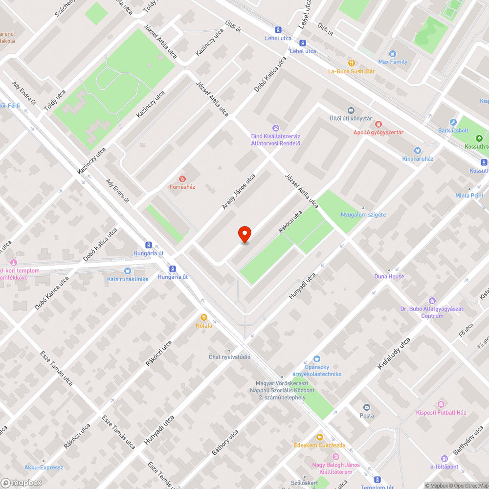 Használaton kívüli autó bejelentés helye