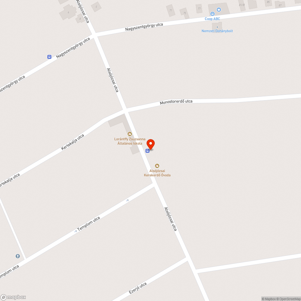 Rozsdás kerékpártároló bejelentés helye