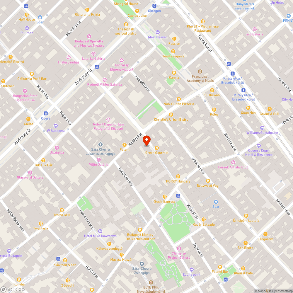 Beszakadt útburkolat ( macskakő, kockakő) bejelentés helye