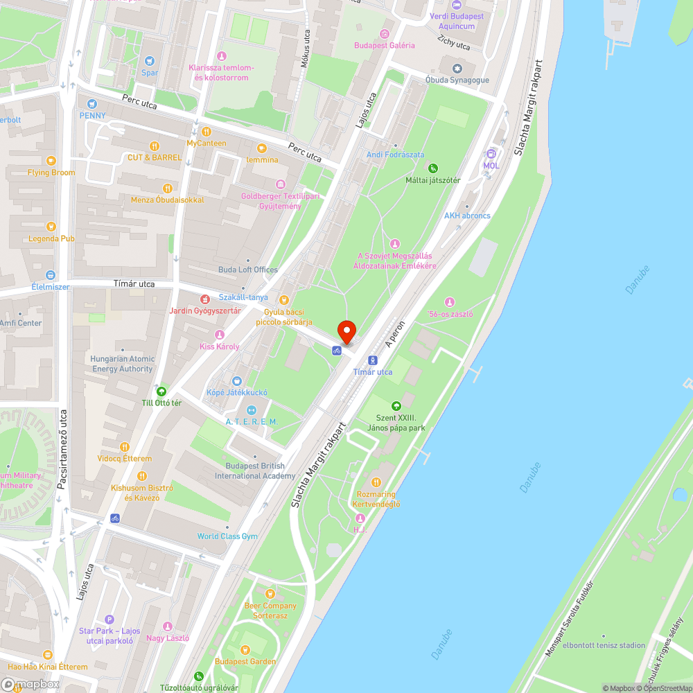 Lekopott bicikliút felfestés bejelentés helye