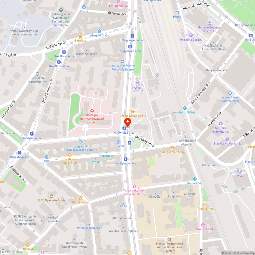 Rossz állapotú út bejelentés helye