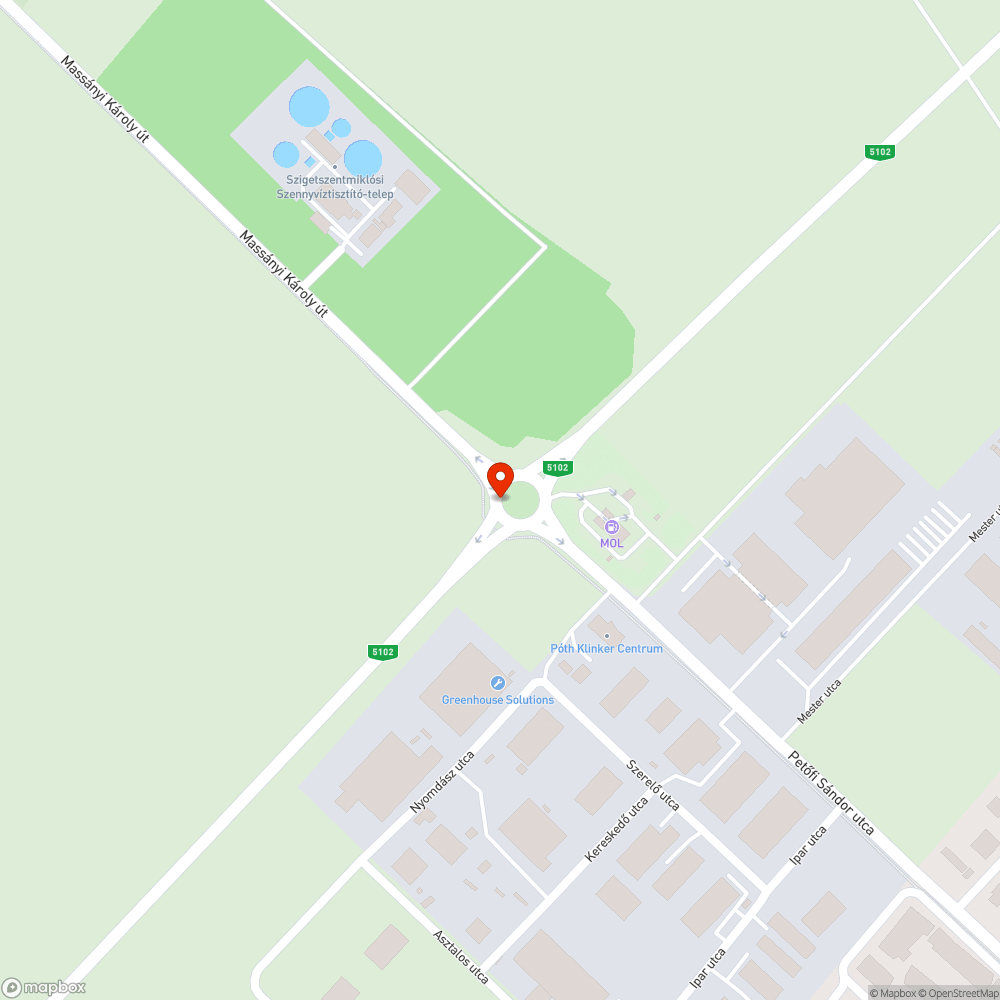 Sérült útfelület bejelentés helye