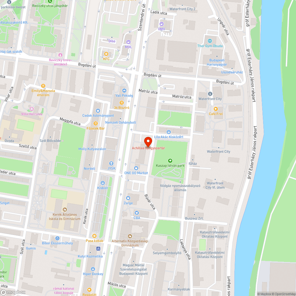 Leszakadó faág bejelentés helye