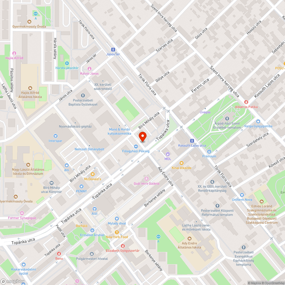 Kátyúk a zebránál és úthibák bejelentés helye