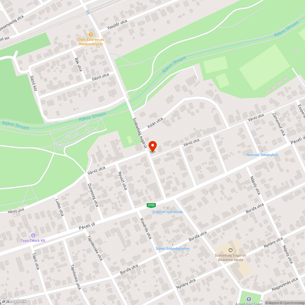 Nem működő lámpa bejelentés helye