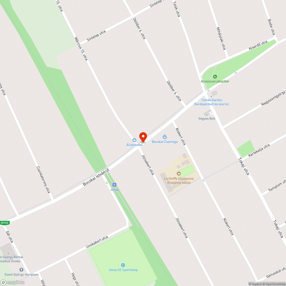 Graffitis Telekom közmű bejelentés helye