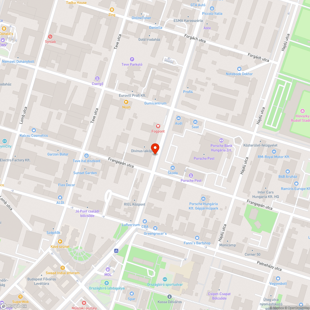 Sávjelző tábla hibás bejelentés helye