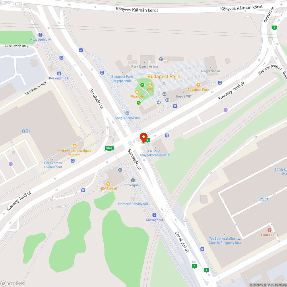 Szétesett jelzőlámpa bejelentés helye