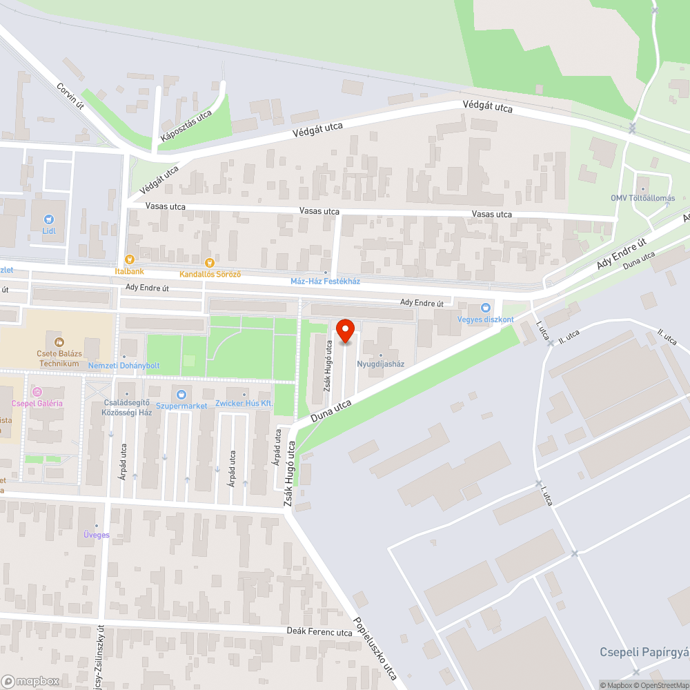 Elhagyott autók bejelentés helye