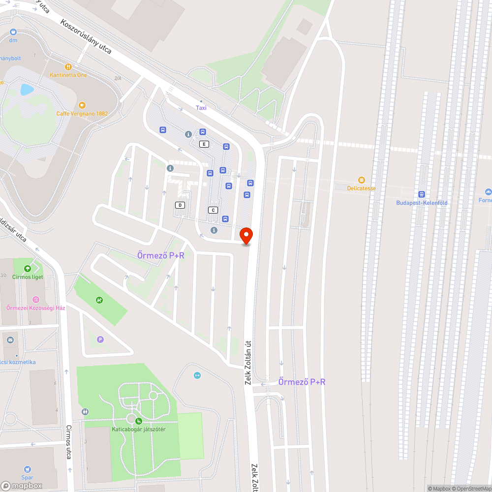 rendszám nélküli, zöldön parkoló Opel bejelentés helye