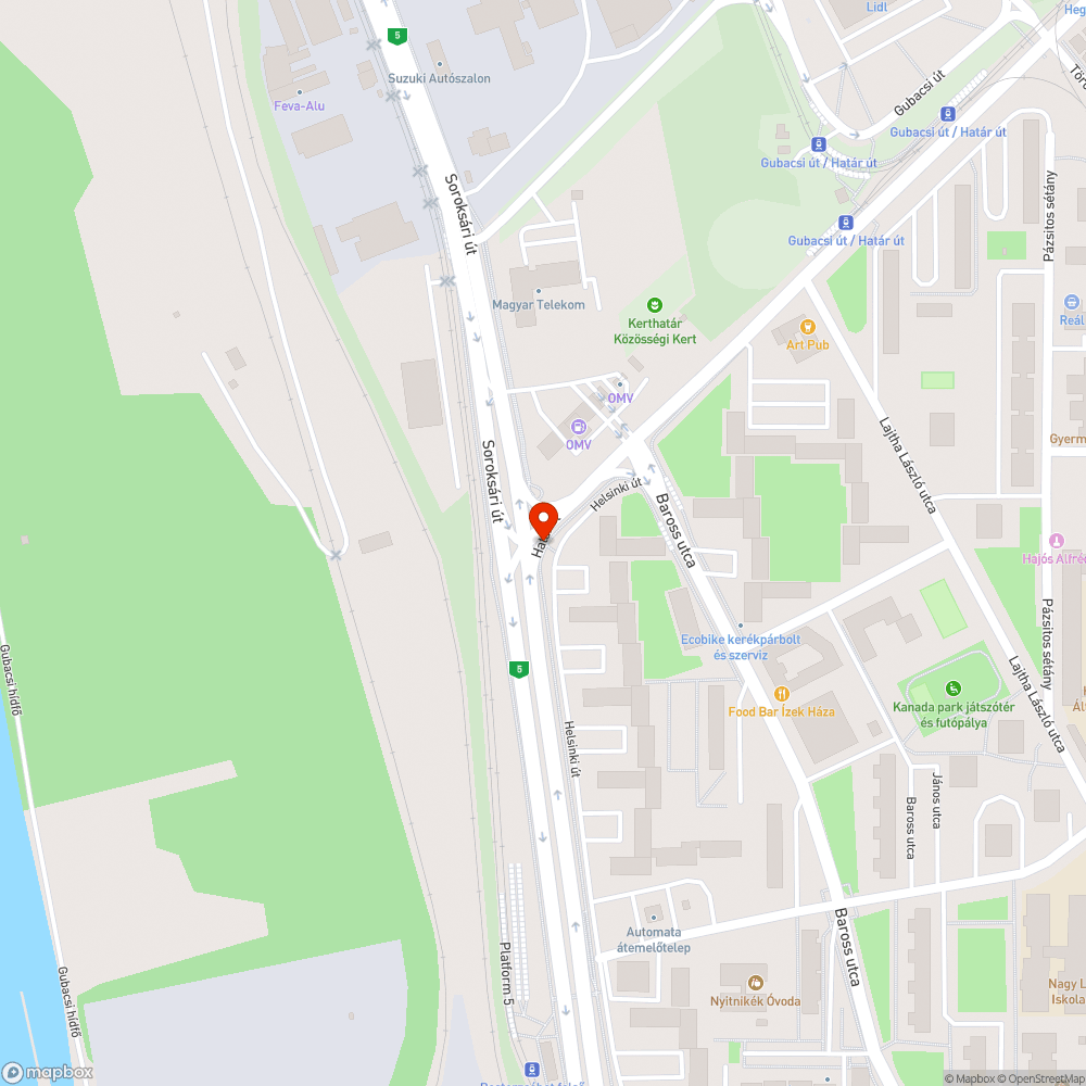 Hiányzó fényterelő bejelentés helye