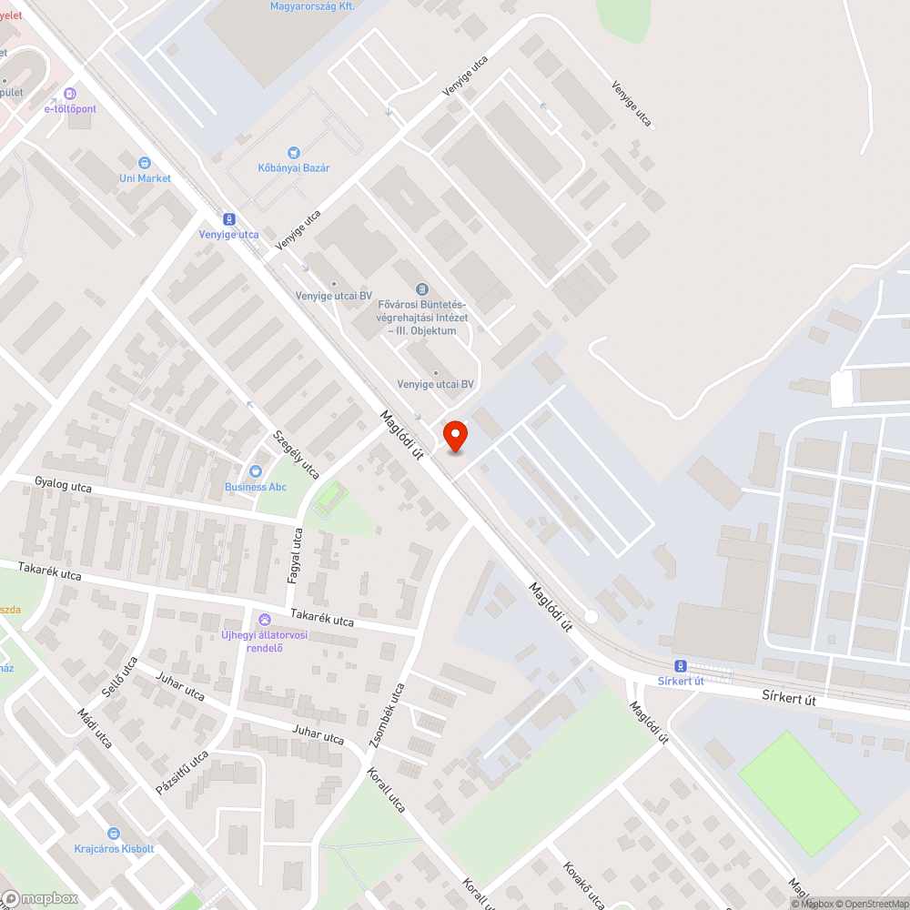 Széttört beton járda szakasz bejelentés helye