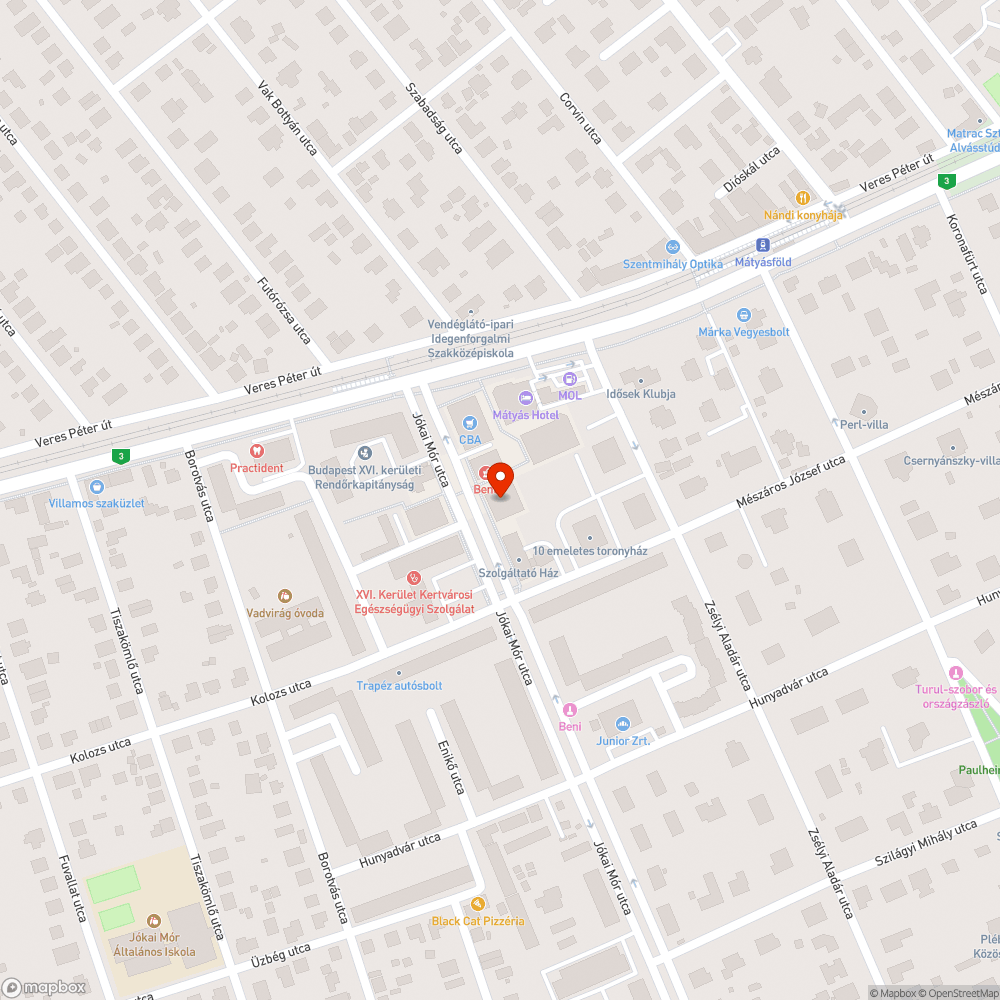 Elgörbült, kopott parkolásgátló bejelentés helye