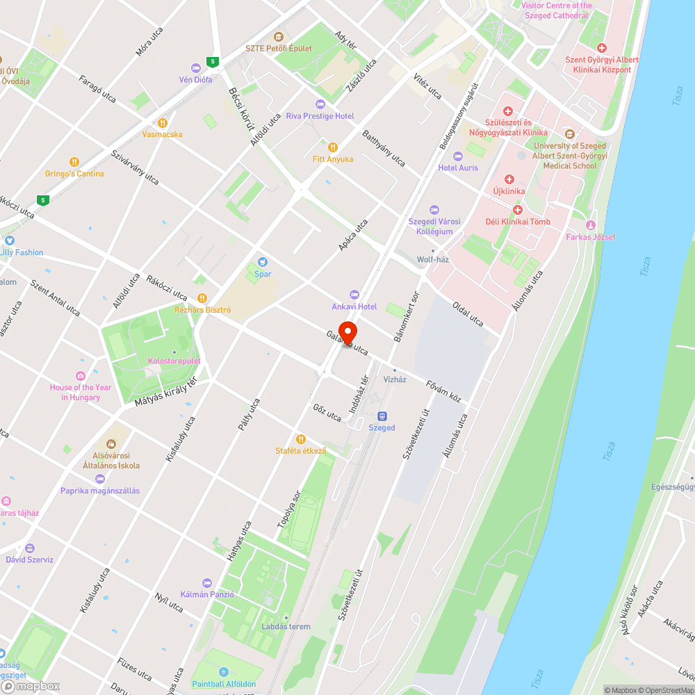 Morzsalékos járda bejelentés helye