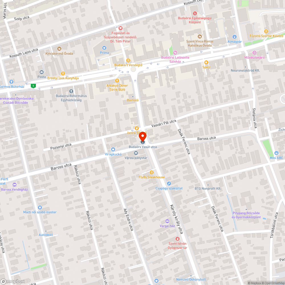 Sérült szekrény bejelentés helye