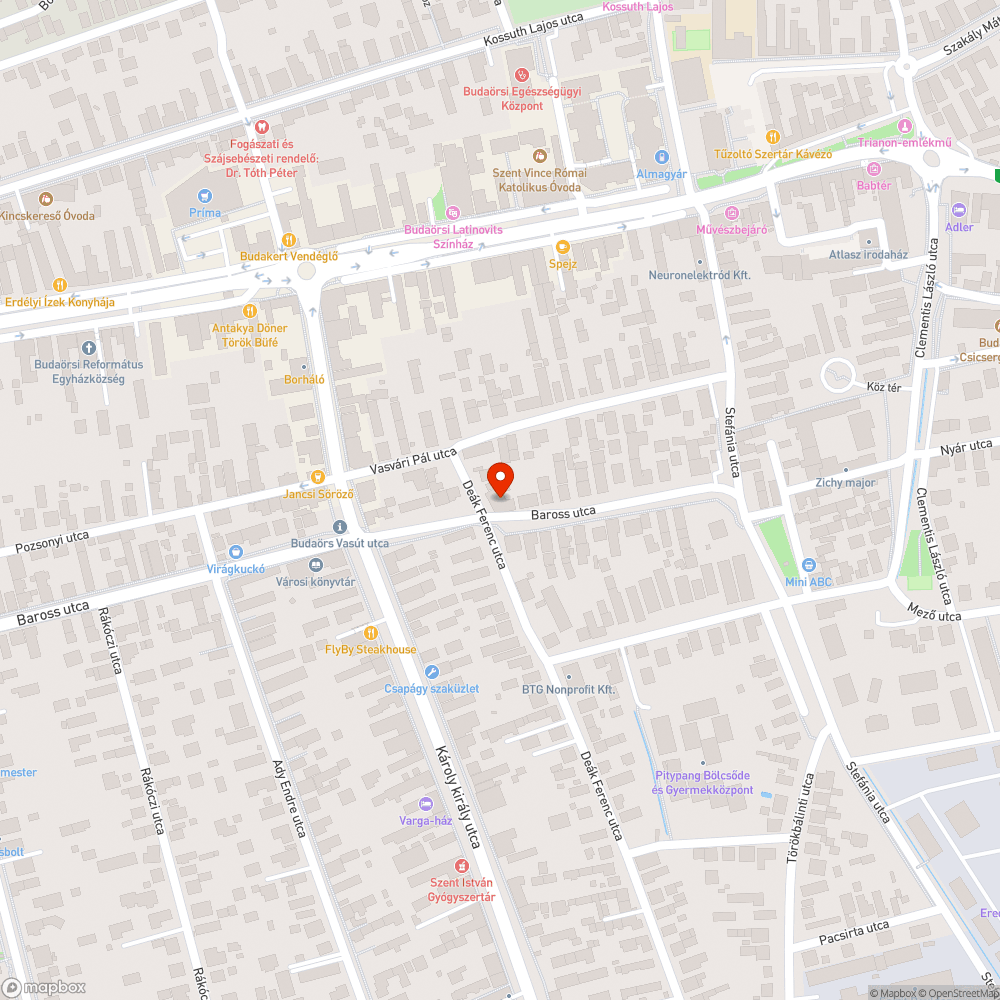 Kopott utcanévtábla bejelentés helye