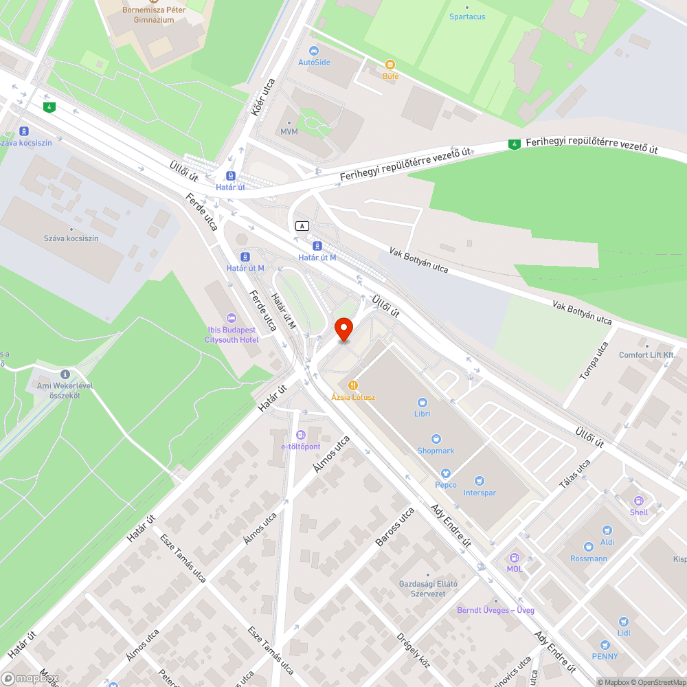 Hiányzó tábla bejelentés helye