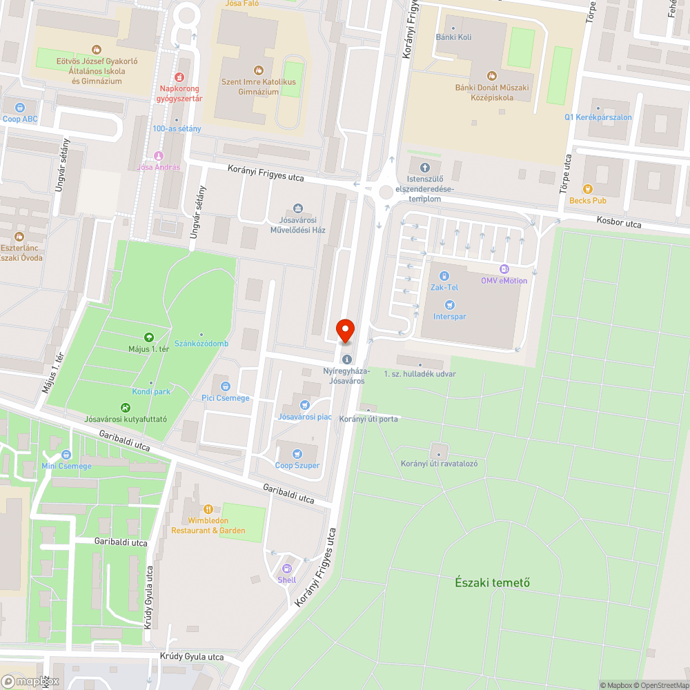 Egyenetlen járda bejelentés helye