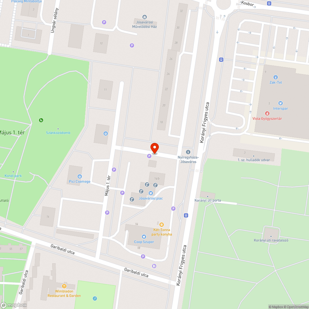 Graffiti bejelentés helye