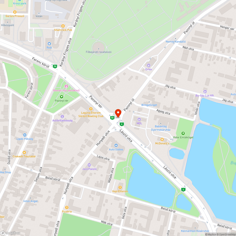 Zebra összehangolása vagy körforgalom? bejelentés helye