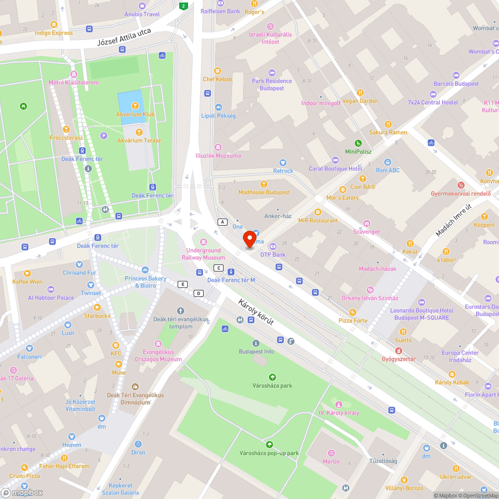 Elhagyott kerékpárok bejelentés helye