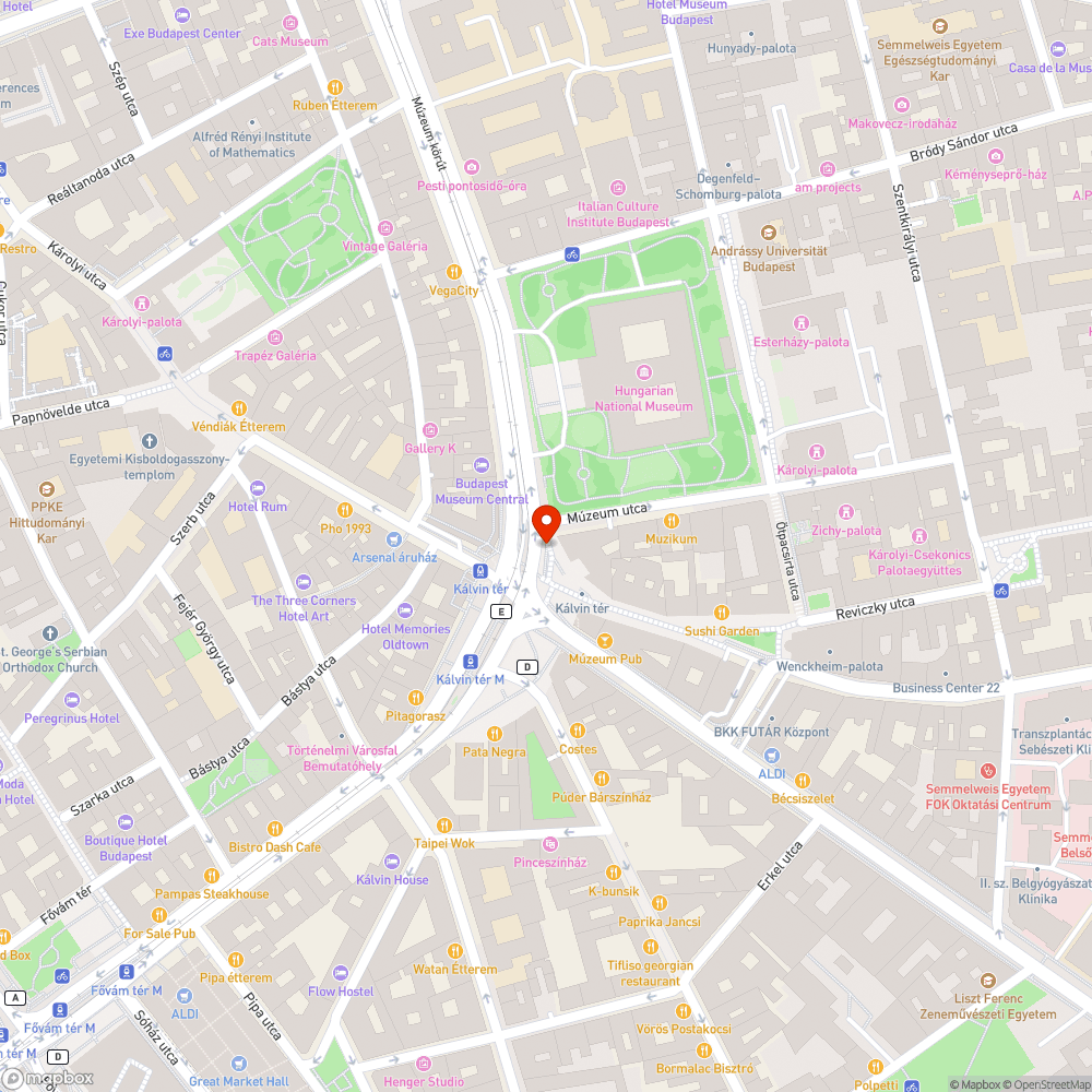 Kopott pad bejelentés helye