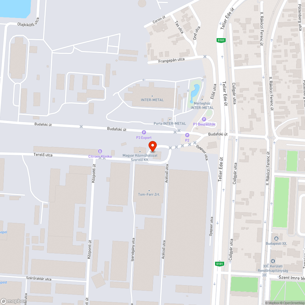 Lejárt műszakis gépjármű parkol zöldterületen bejelentés helye