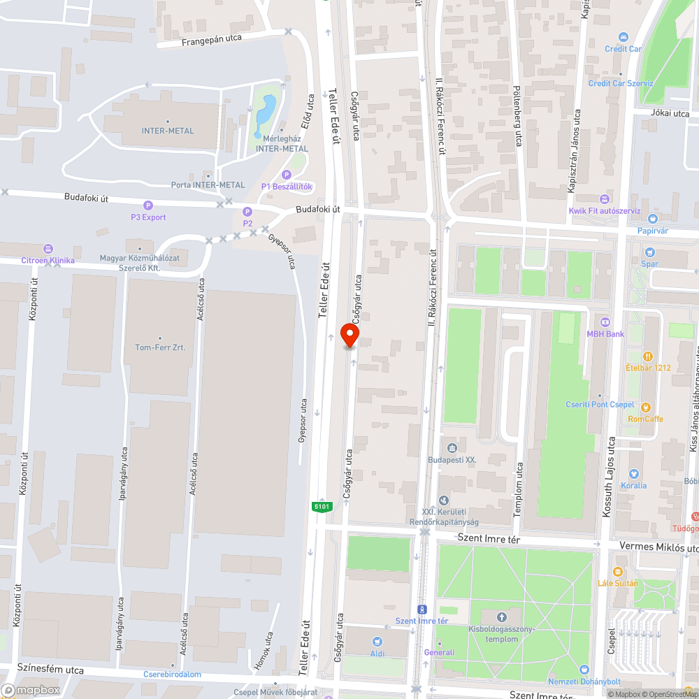 Lejárt műszakis gépjármű parkol zöldterületen bejelentés helye