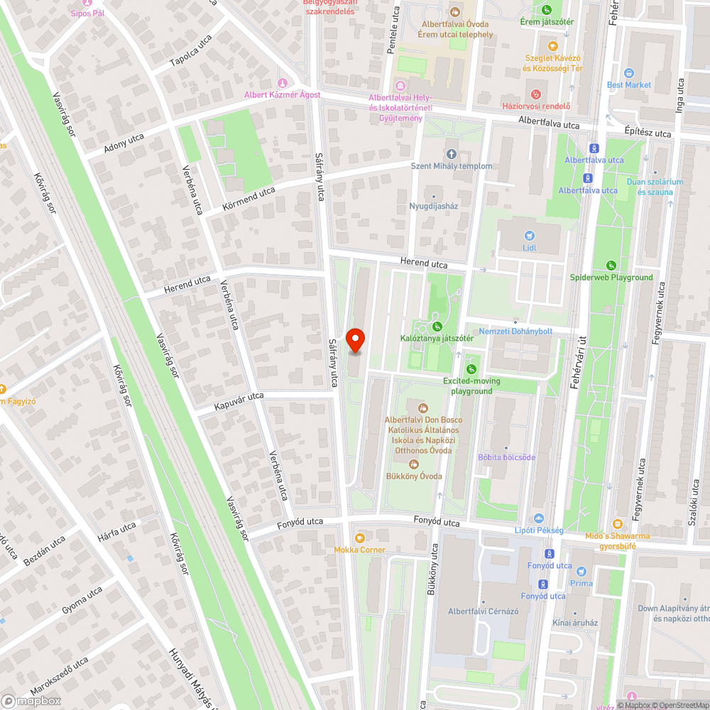 Parkolás, zöldterületen bejelentés helye