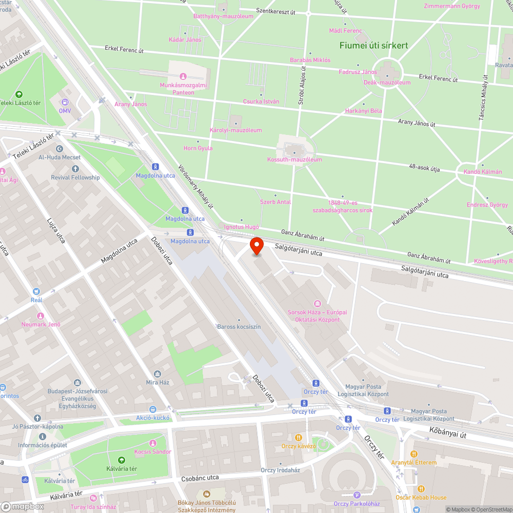 Összefirkált múzeum bejelentés helye