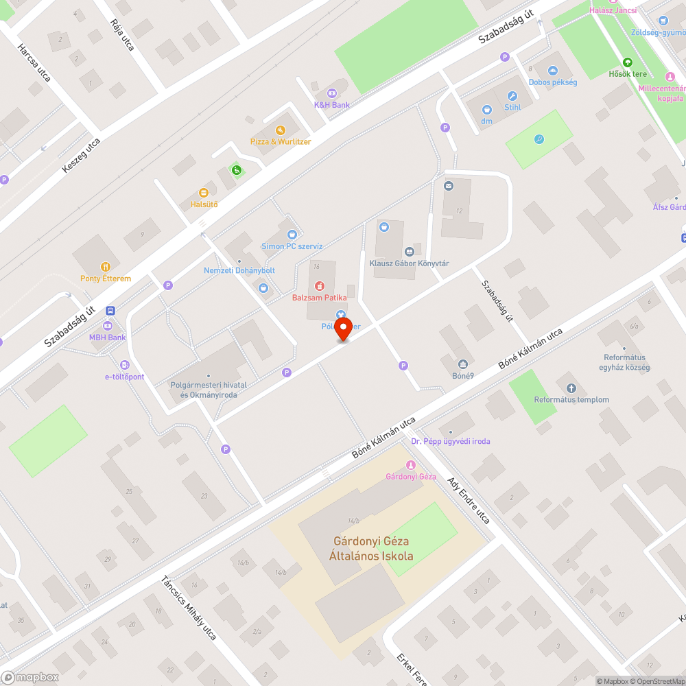 A vízgyűjtő rács teljesen el van dugulva bejelentés helye