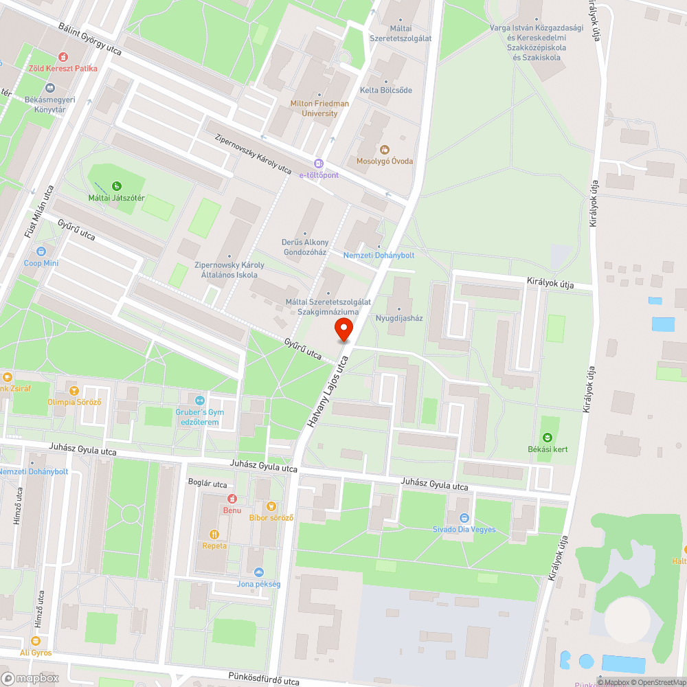 Viharkár bejelentés helye