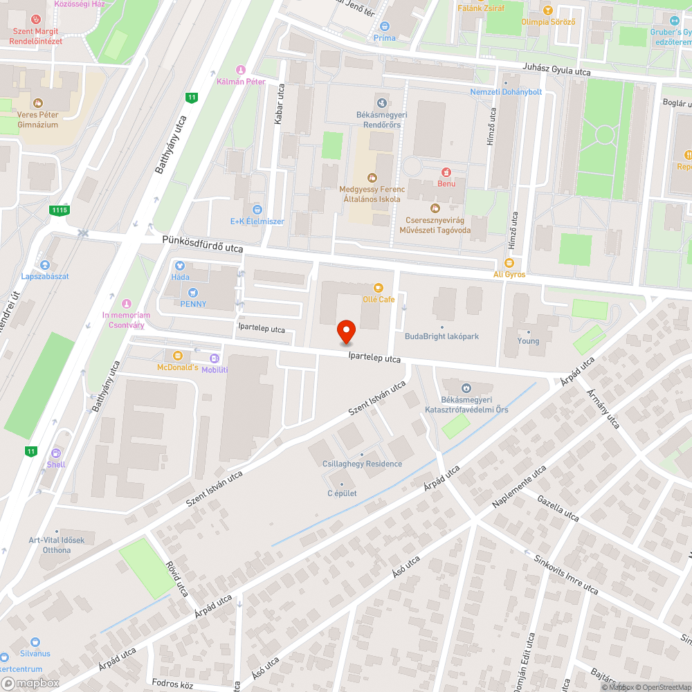 Eldugult víznyelő bejelentés helye