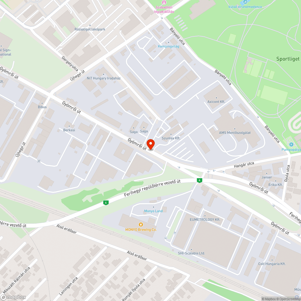 Megkopott záróvonal bejelentés helye