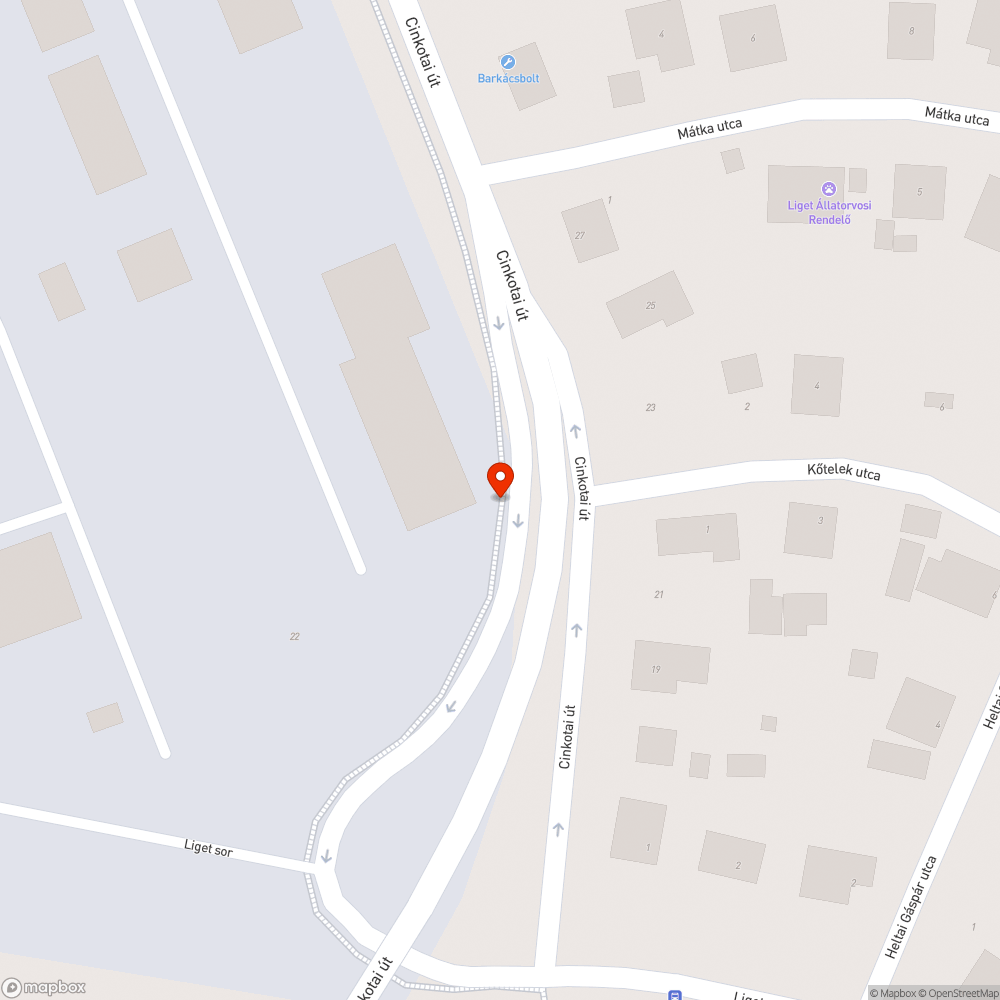 Belógó bokor bejelentés helye