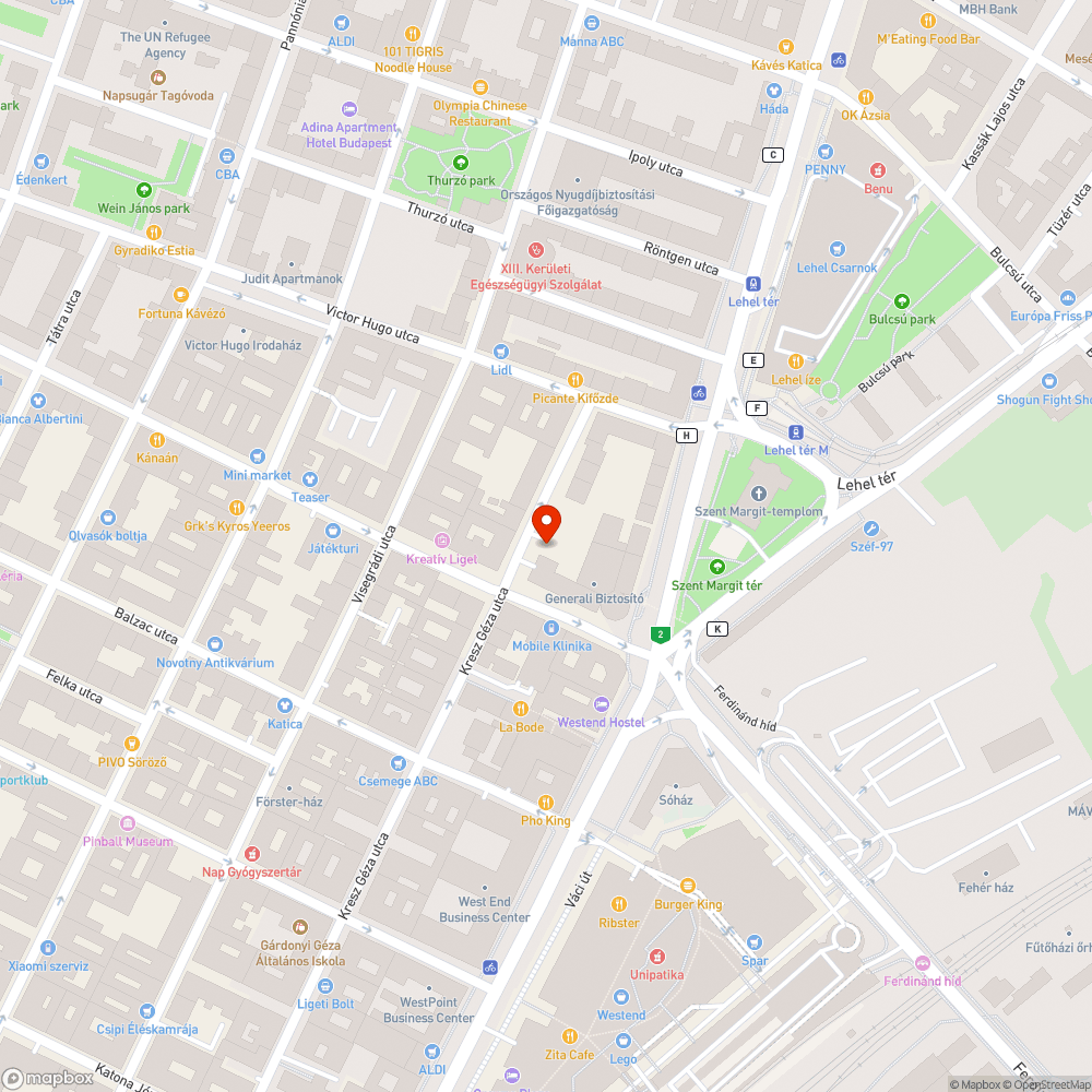 Kresz Géza u. emberi ürülék bejelentés helye