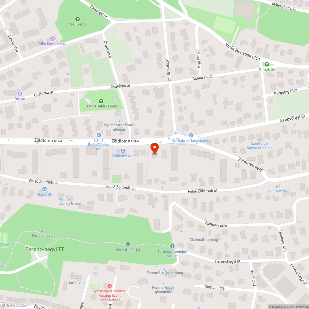 Széttaposott és sáros járda bejelentés helye