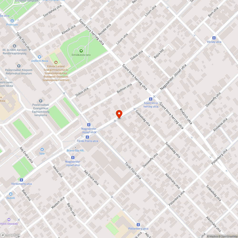 Repedezett aknafedél bejelentés helye