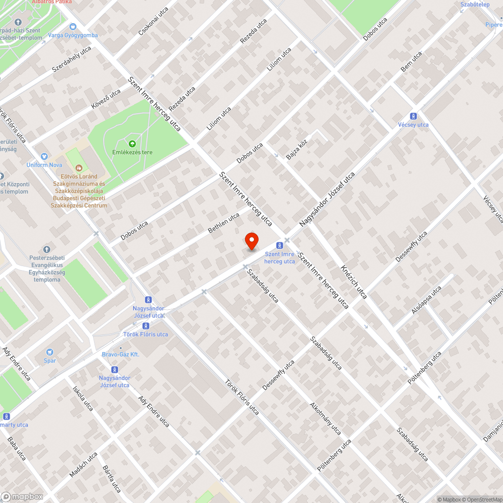 Fatörzs bejelentés helye