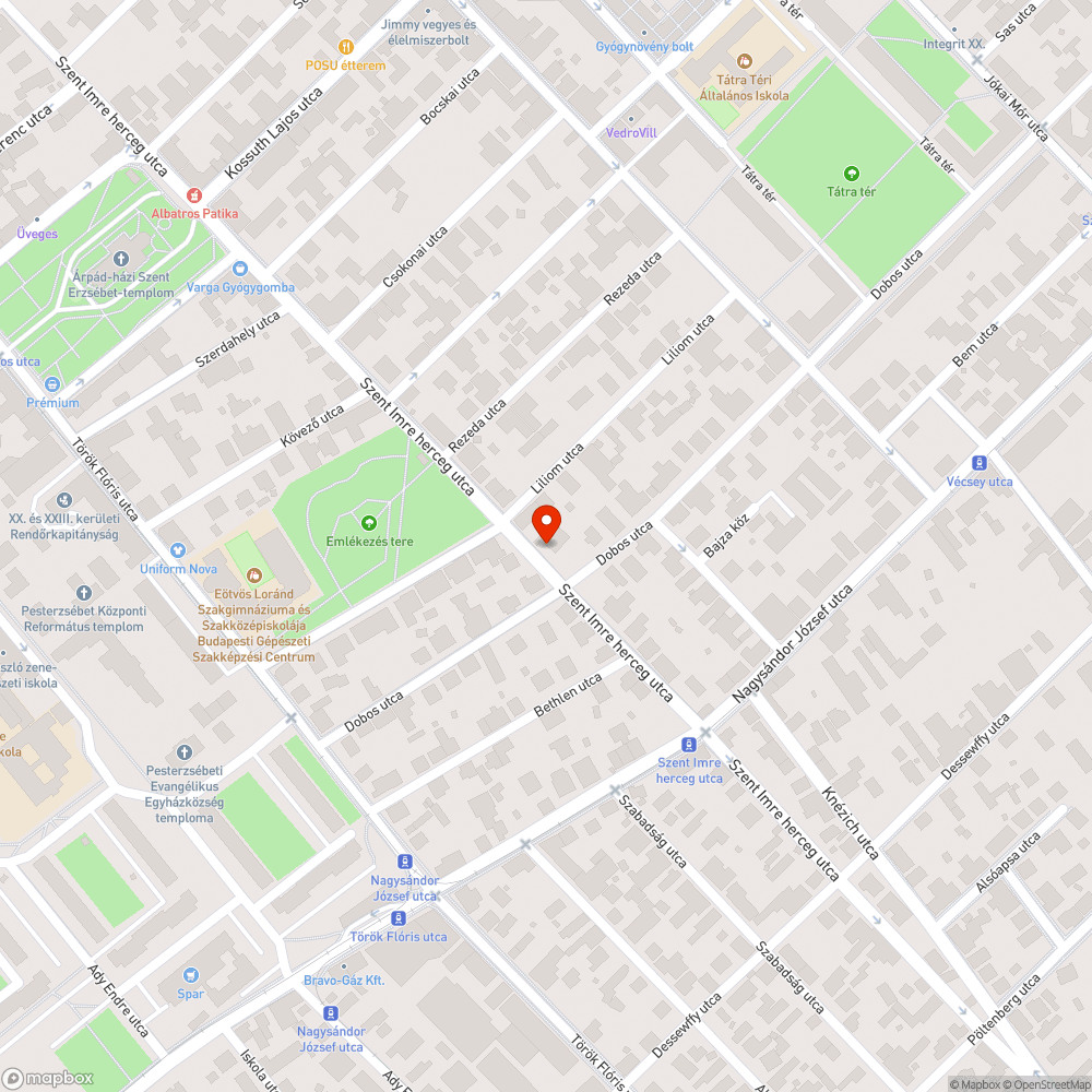 Fatörzs bejelentés helye