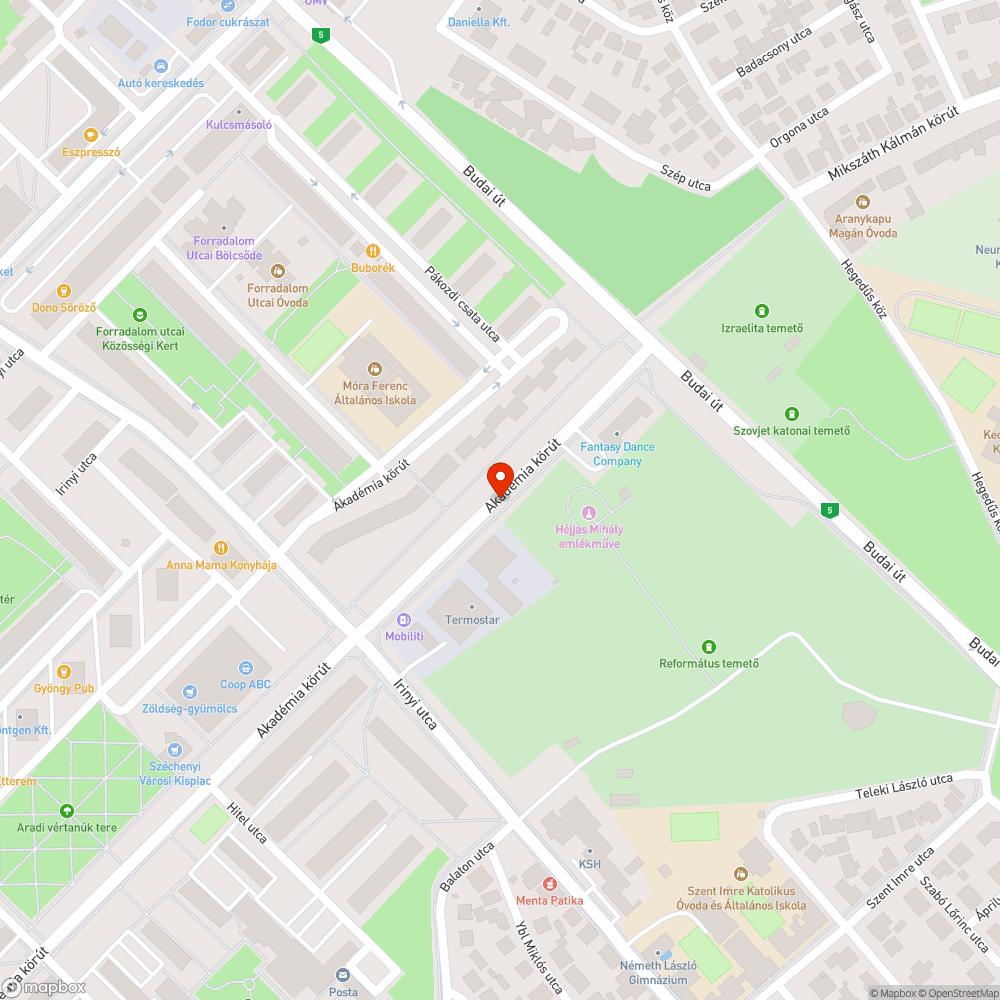 Megsüllyedt víznyelő bejelentés helye